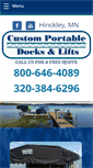 Mobile Screenshot of customportabledocks.com